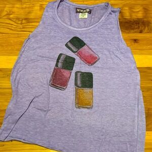 Cozy soft purple tank